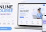 design a modern elearning website for your academy